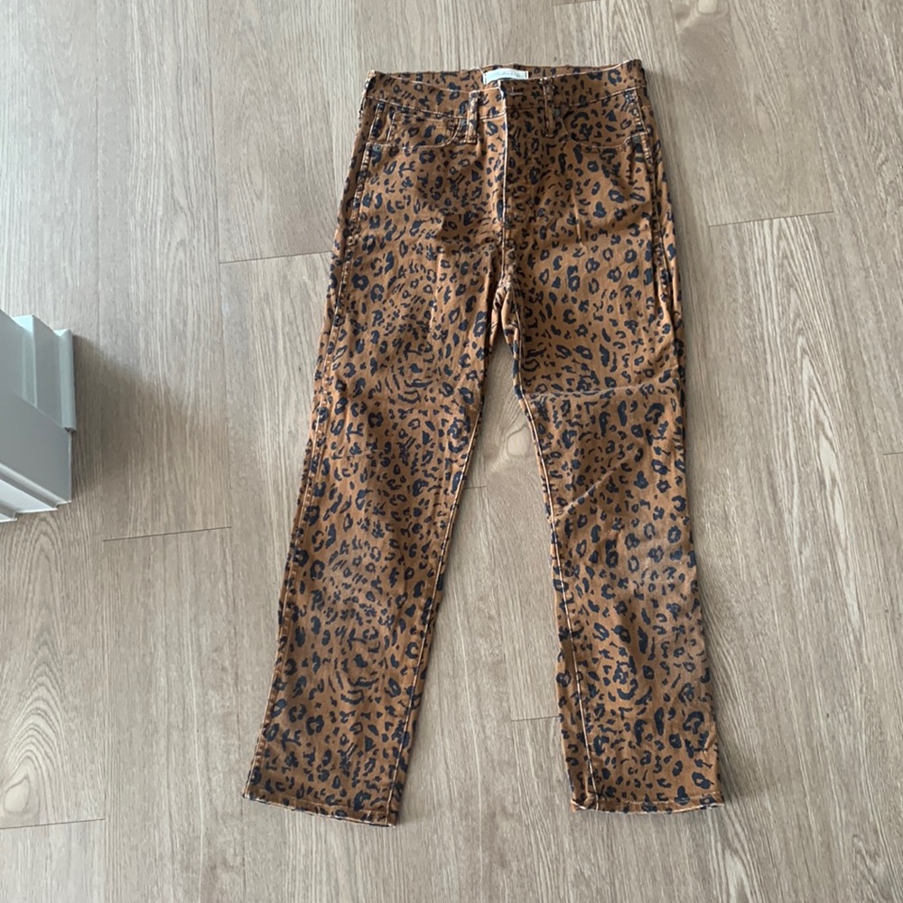 Leopard Print Jeans
